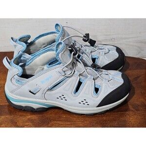New Women’s 9.5 Propet Piper light blue & grey walking shoes